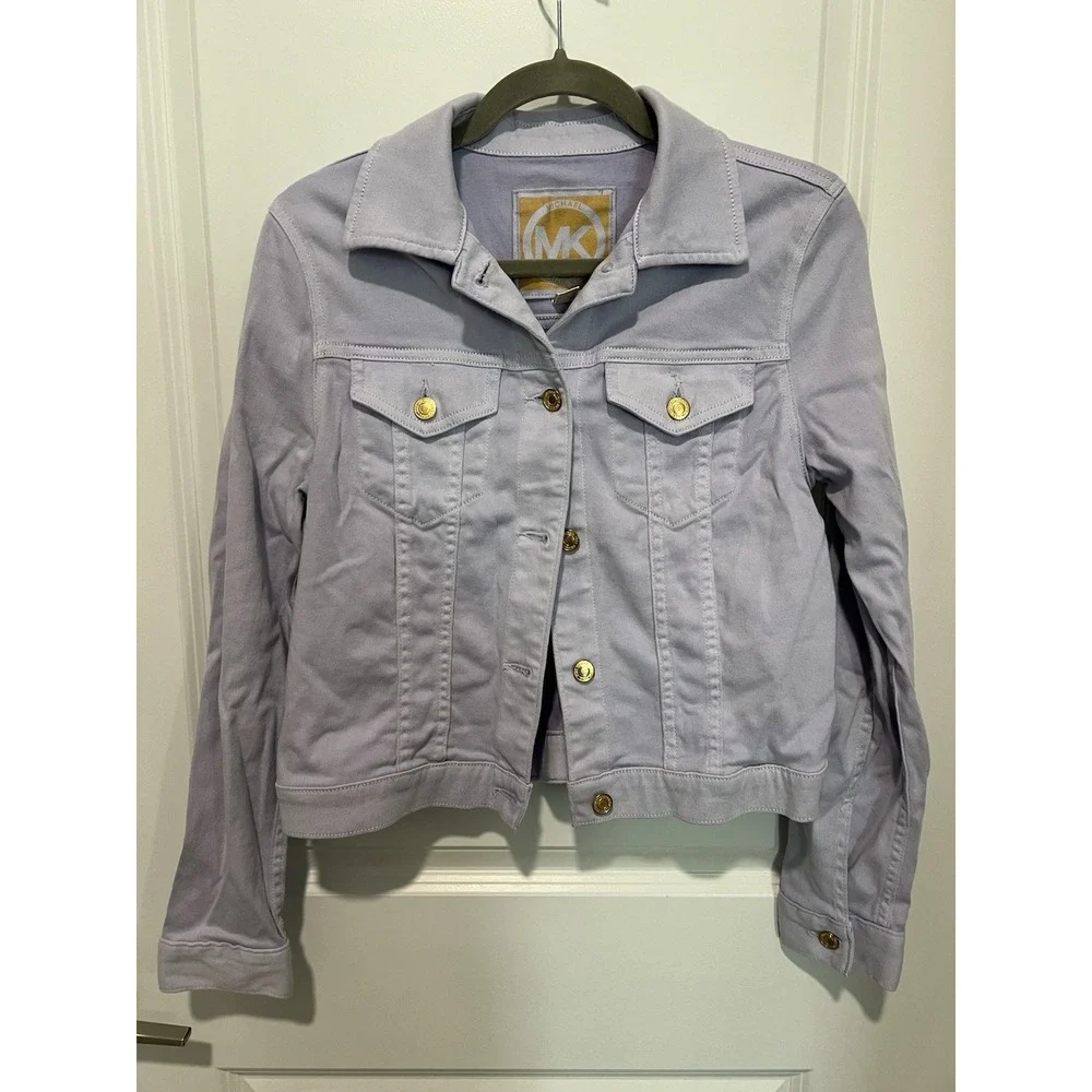 Michael Kors Jean‎ Jacket - Lilac - Size Medium - Summer/Spring